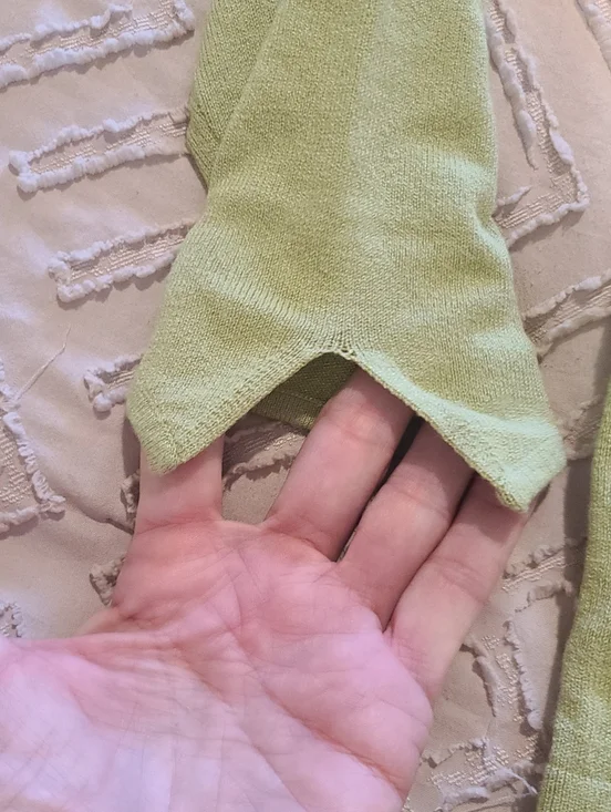 Sigrid Olsen Light Green Women's Sweater. W-82 - Picture 4 of 7